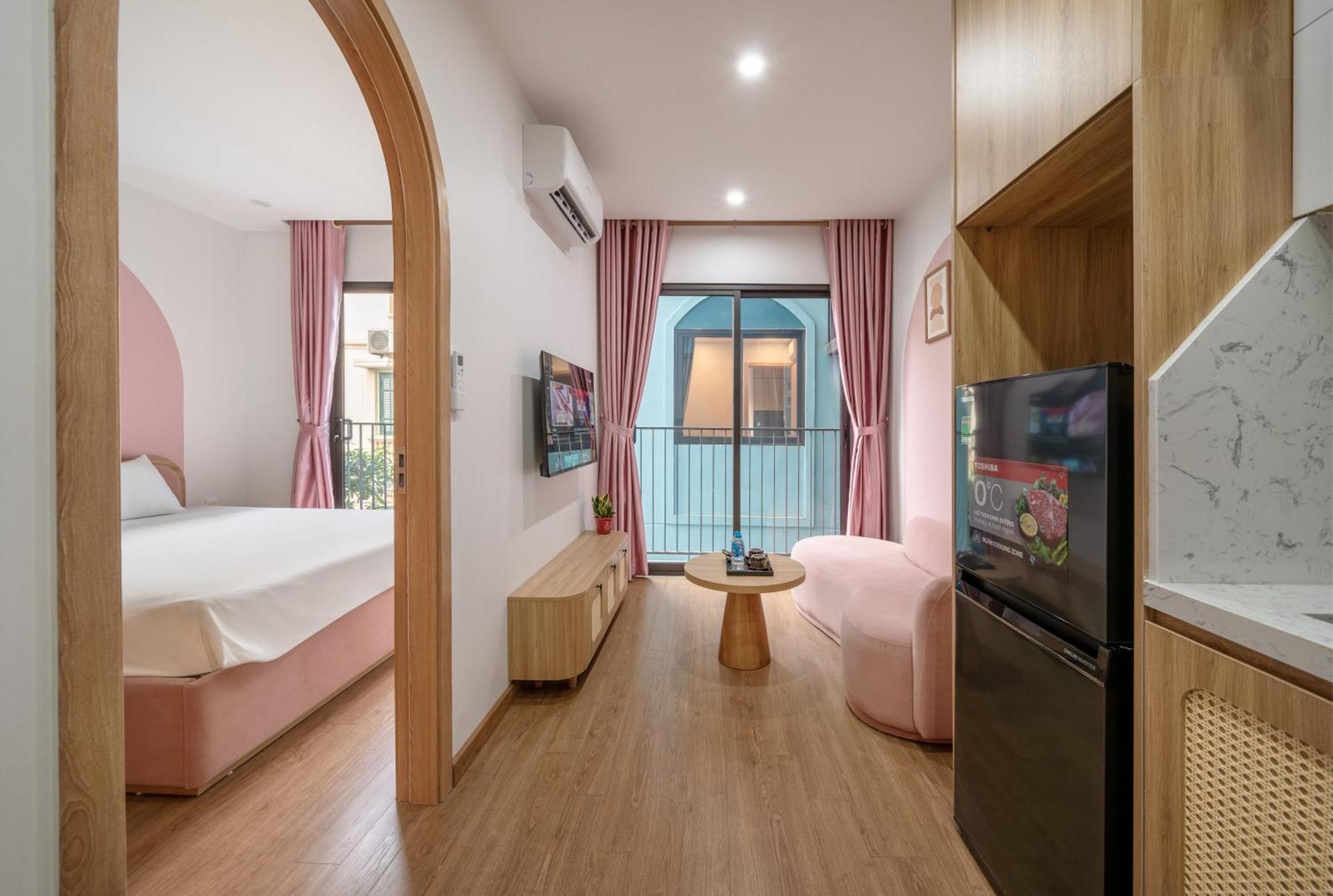 Moonlit Serviced Apartment Hanoi Buitenkant foto